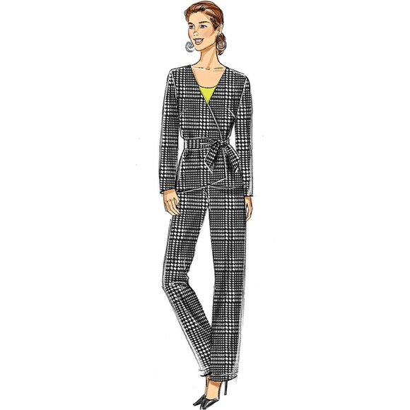 Butterick Sewing Pattern 6638 Jacket Top Pants Skirt Womens Size 8-16 - Picture 6 of 10